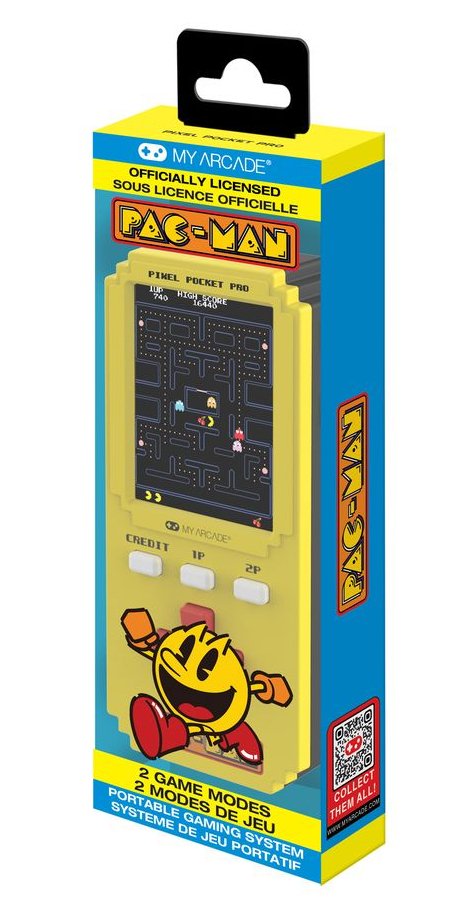 My Arcade Pixel Pocket Pro Pac-Man Videoconsola Portátil 5,08 Cm (2") Amarillo, Negro