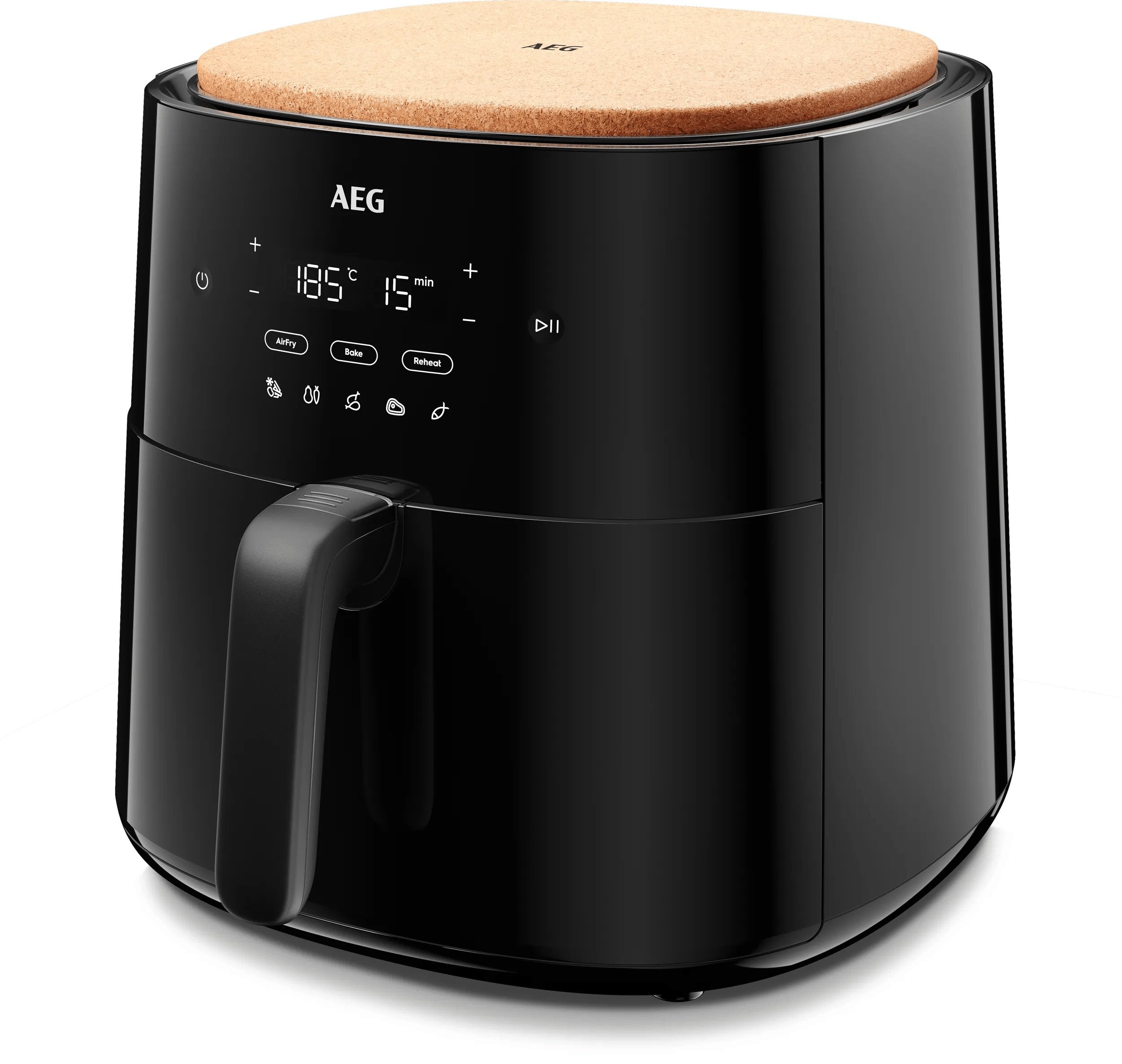 EAN 7333394032627 - AEG AAF7B Sencillo 6,8 L 1800 W Freidora de aire caliente Negro imagen 2