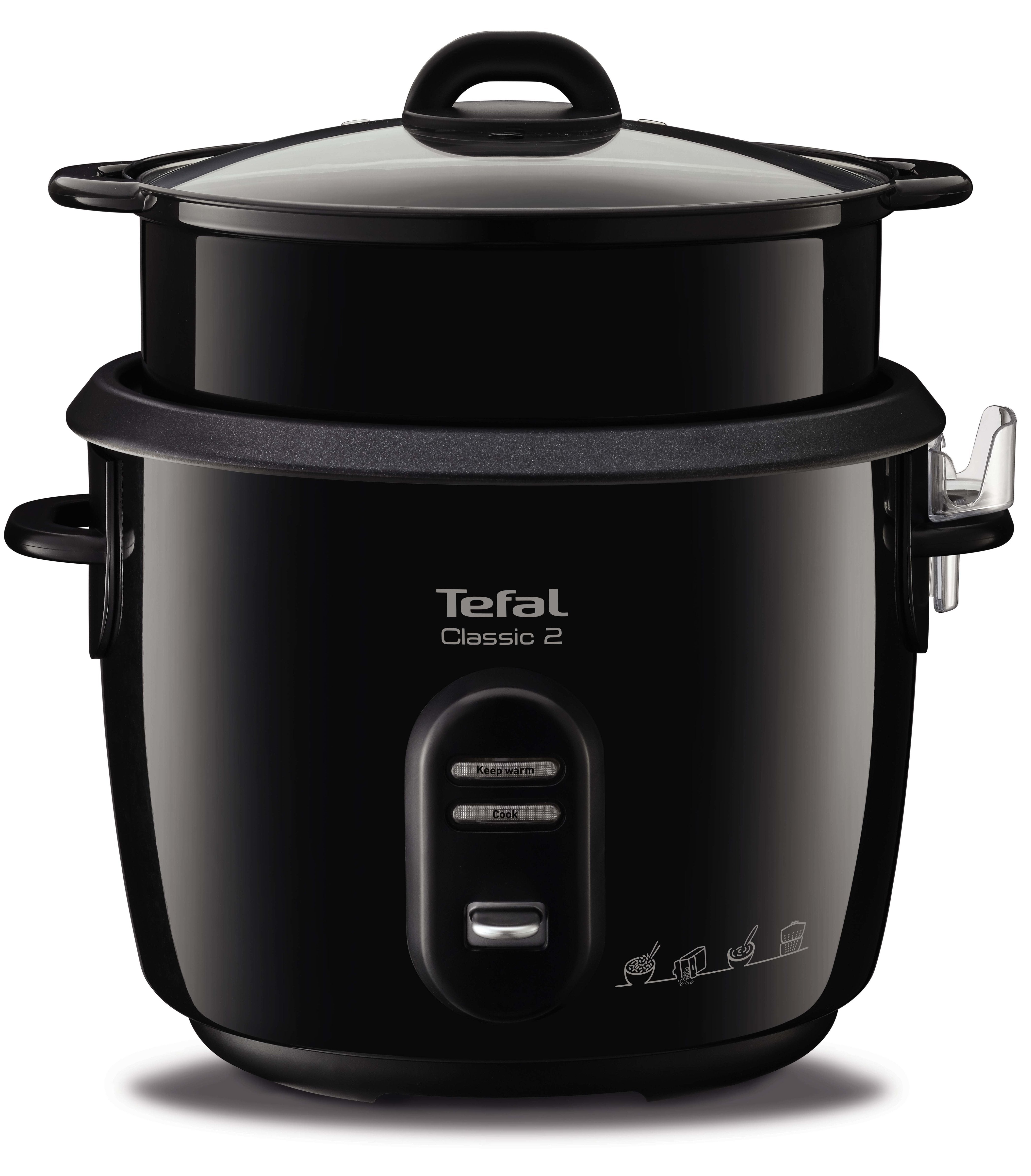 Olla Tefal Classic 2 Rk1038  Eléctrica Arrocera 5 L 700 W (Rk103811) Negro