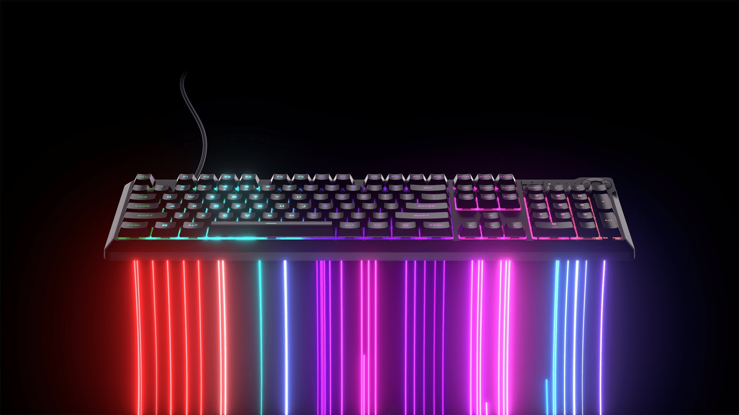 Corsair K55 Core Rgb (Negro, De-Layout, Rubberdome) Ch-9226d65-De
