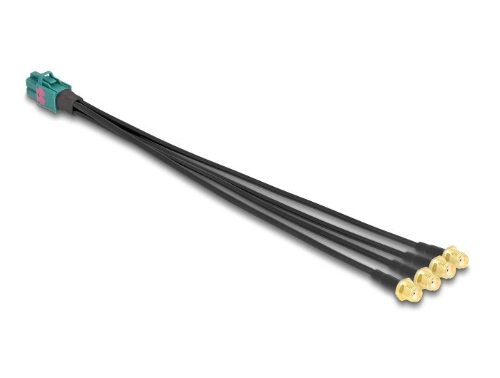 Delock 90283 Cable Mini Fakra Z Cuádruple Hembra A 4 X Sma Hembra