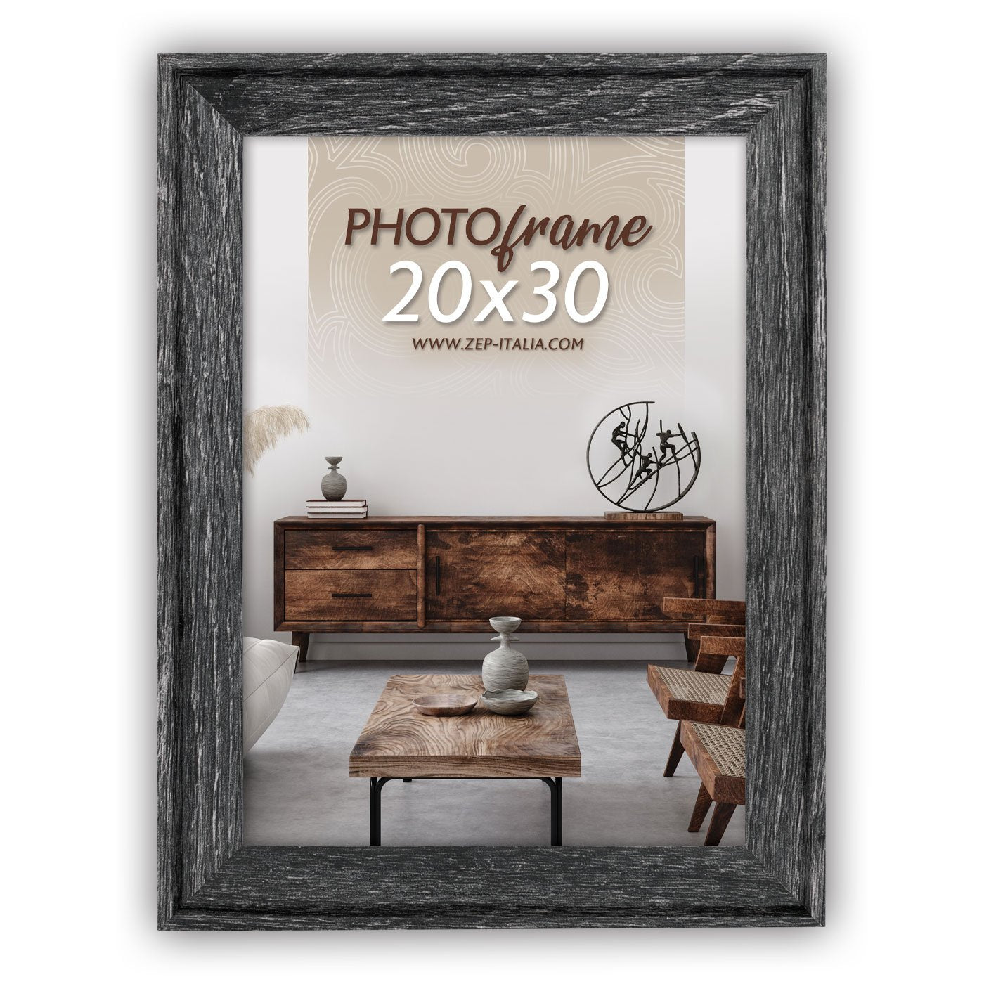 Zep Torino Black           15x20 Holz  Rahmen              Rt268l