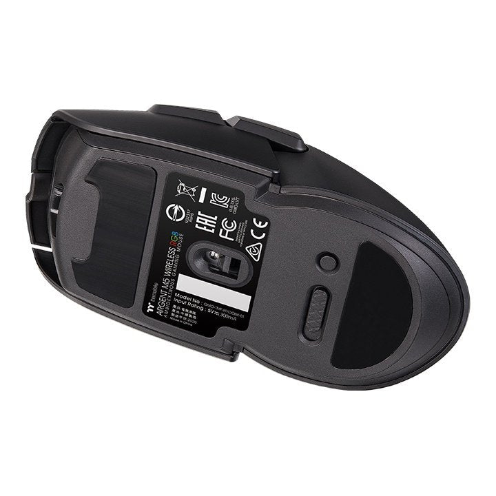 Ratón Thermaltake Argent M5 Ambidextro Rf Wireless + Bluetooth + Usb Type-A Óptico 16000 Dpi, Ratones Para Gaming Negro, Ambidextro, Óptico, Rf Wireless + Bluetooth + Usb Type-A, 16000 Dpi, Negro