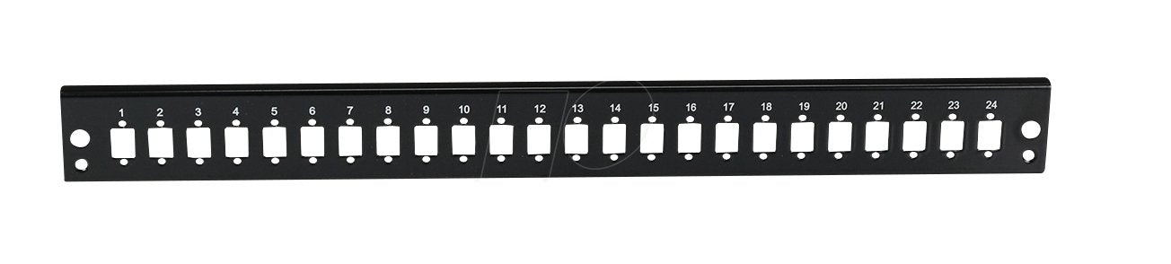 Frontblende 24 X Sc Simplex E2000 Simplex Mtrj Lc Duplex, Schwarz