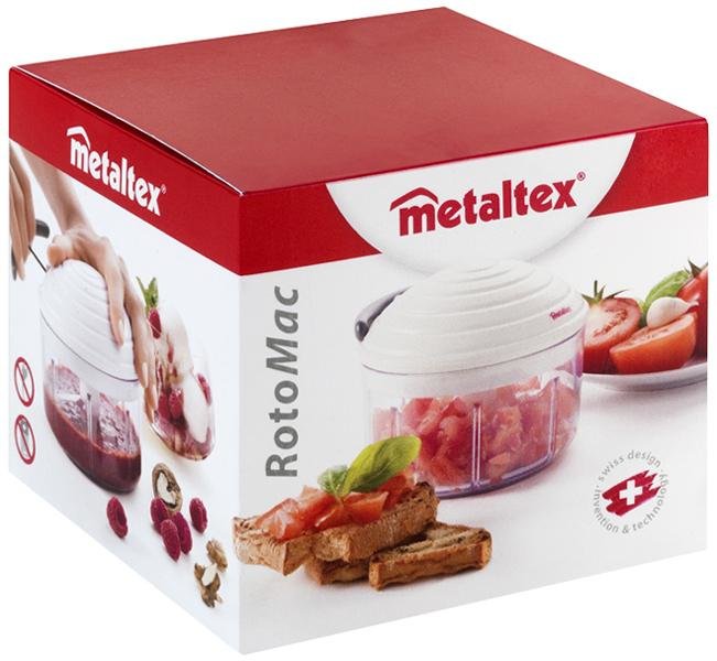 Picadora De Verduras Giratoria Manual, Rotomac, 500 Ml, Ø12 X 11 Cm