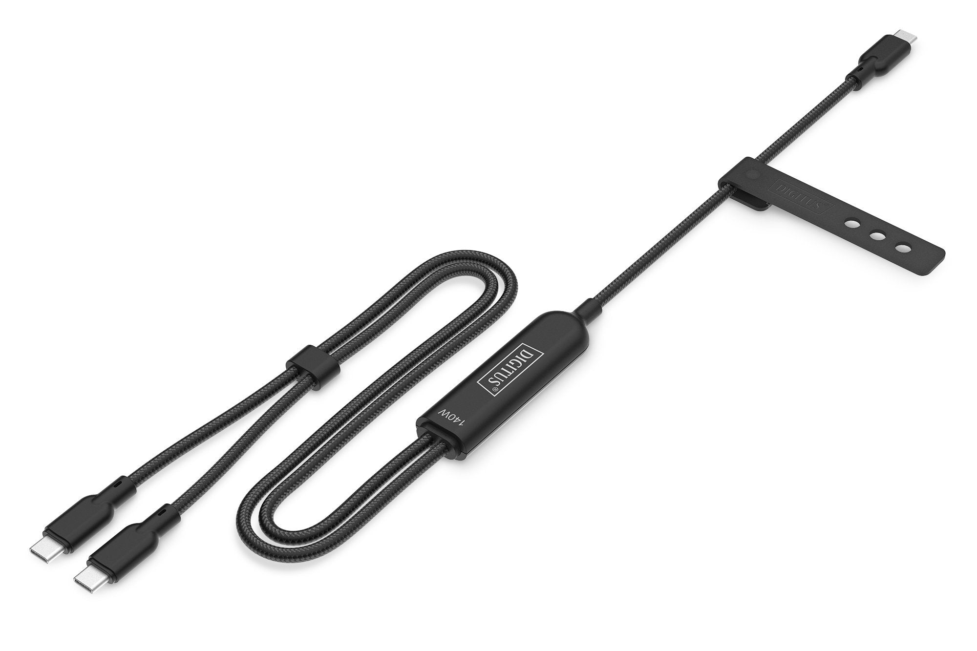 EAN 4016032505709 - Digitus AK-300170-018-S cable USB USB 2.0 USB C 2 x USB C Negro imagen 2