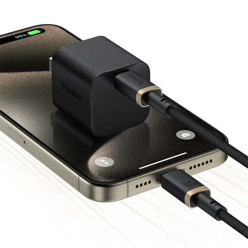 EAN 6932172669843 - Baseus P10377803U01-02 cable USB USB 2.0 2 m USB C 0,48 Gbit/s 100 W Negro, Oro imagen 5