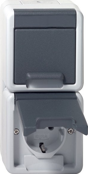 EAN 4010337092681 - GIRA 4780 30 toma de corriente Schuko Gris imagen 1