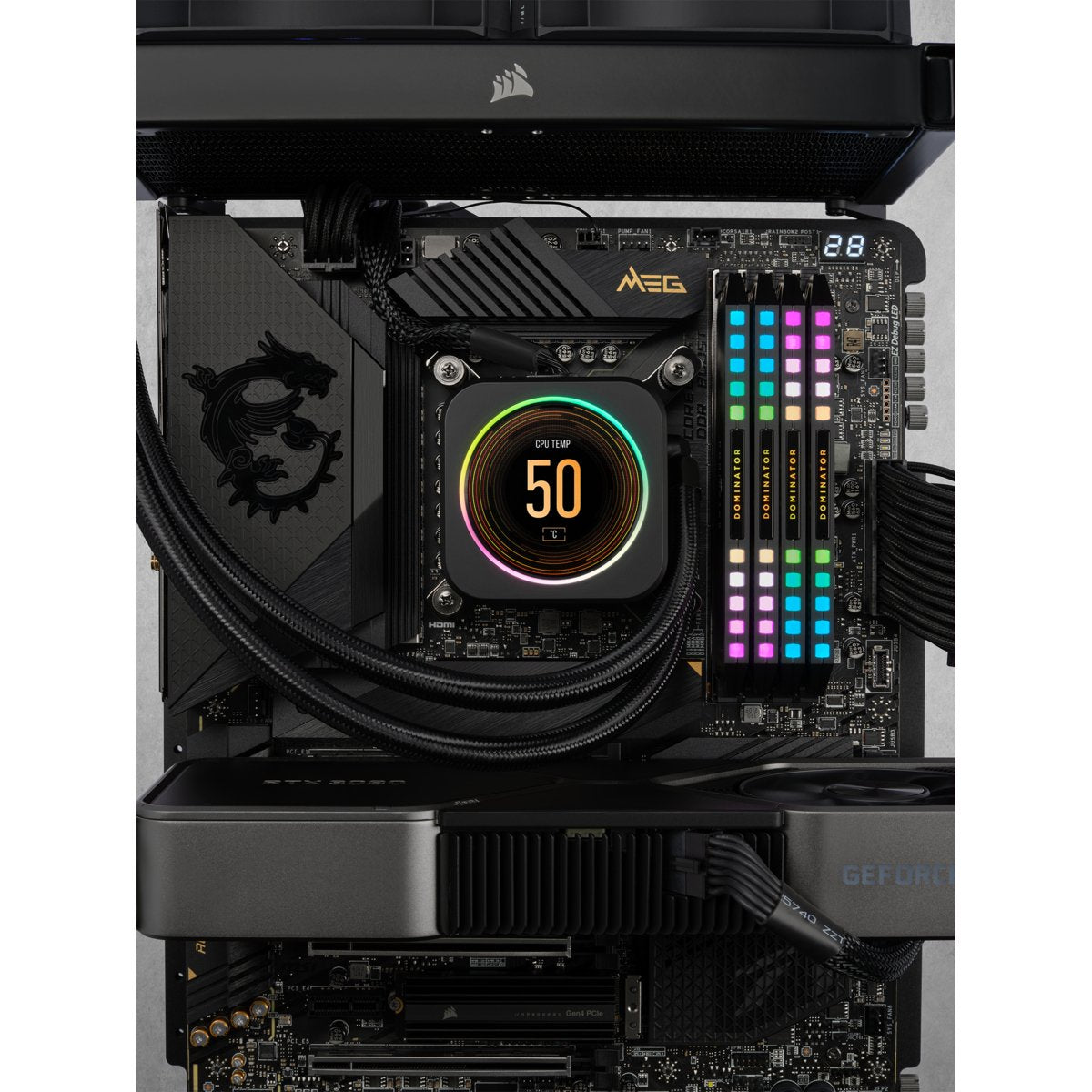 Memoria Corsair Dominator Platinum Ddr5 Rgb 64 Gb (4 X 16 Gb) 5600 Mhz Cl36