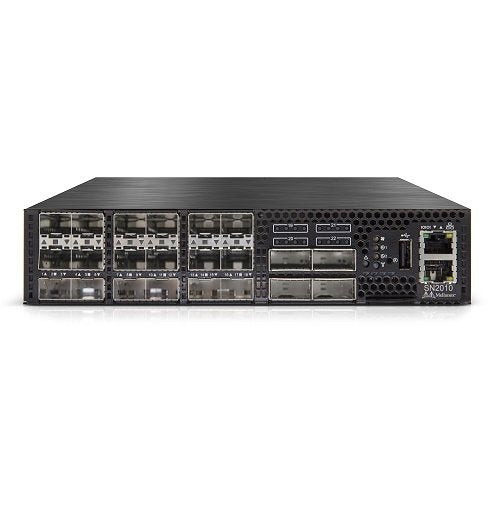 Mellanox Spectrum Sn2010conmutadorl3gestionado18 X 25 Gigabit Sfp28 + 4 X 100 Gigabit Qsfp28montaje En Rack