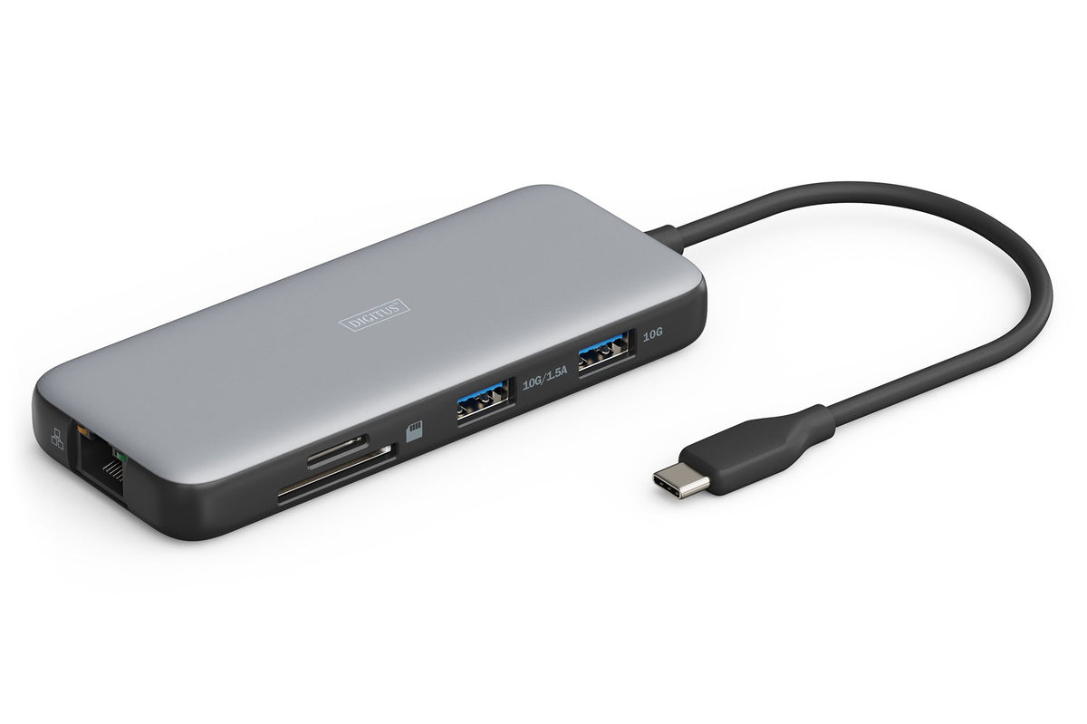 EAN 4016032497745 - Digitus DA-70915 base para portátil y replicador de puertos Alámbrico USB 3.2 Gen 2 (3.1 Gen 2) Type-C Ne imagen 1
