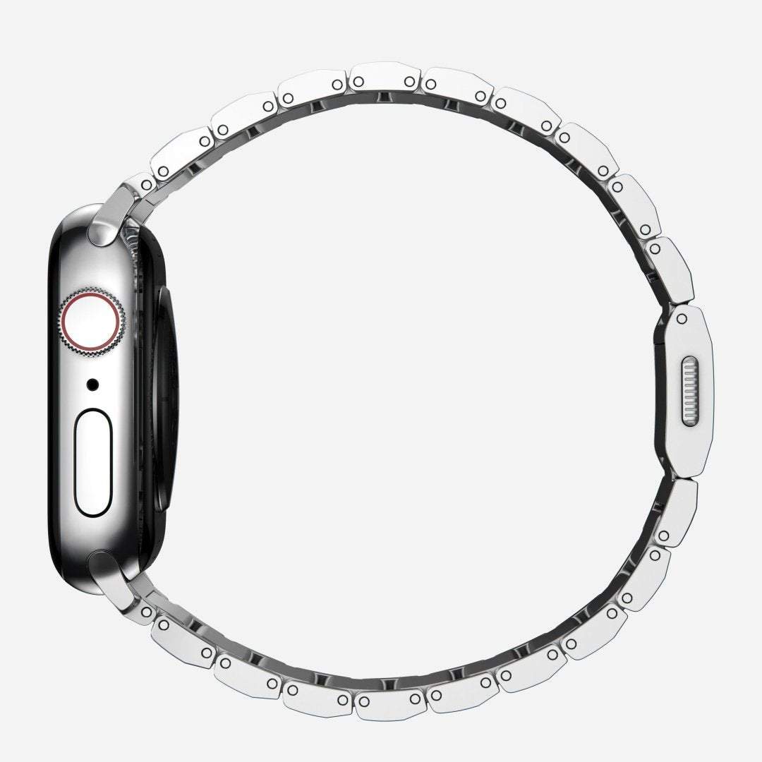 Nomad Strap Stainless Steel Silver V2 42/44/45/49mm