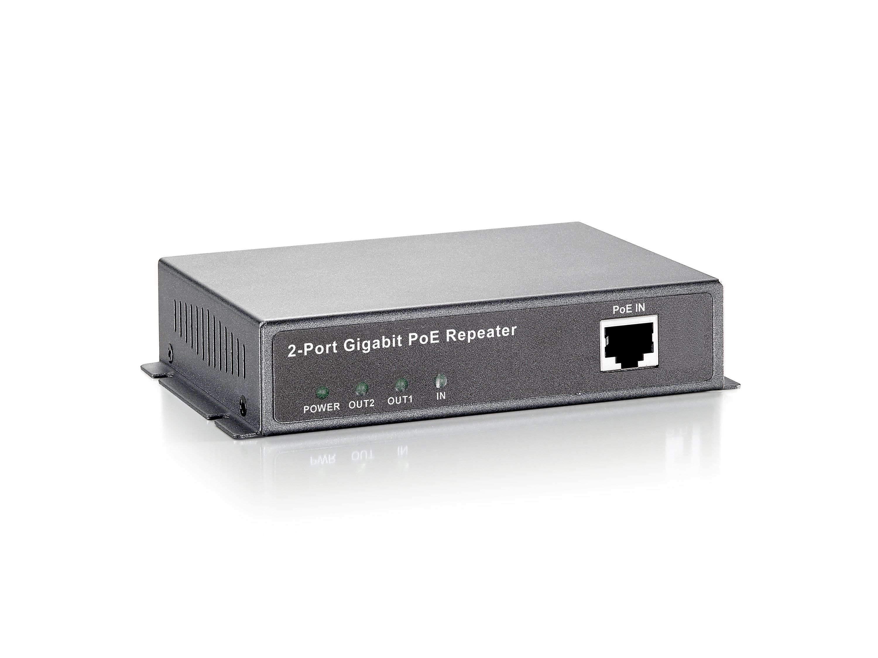 Levelone Repetidor Poe Gigabit, 2 Puertos, Cascade, Repetidor De Red, 100 M, 1000 Mbit/S, Completo, Semi (Dúplex), 10/100/1000base-T(X), Ieee 802.3x
