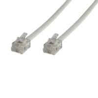 Microconnect Rj12/Rj12 10m Blanco