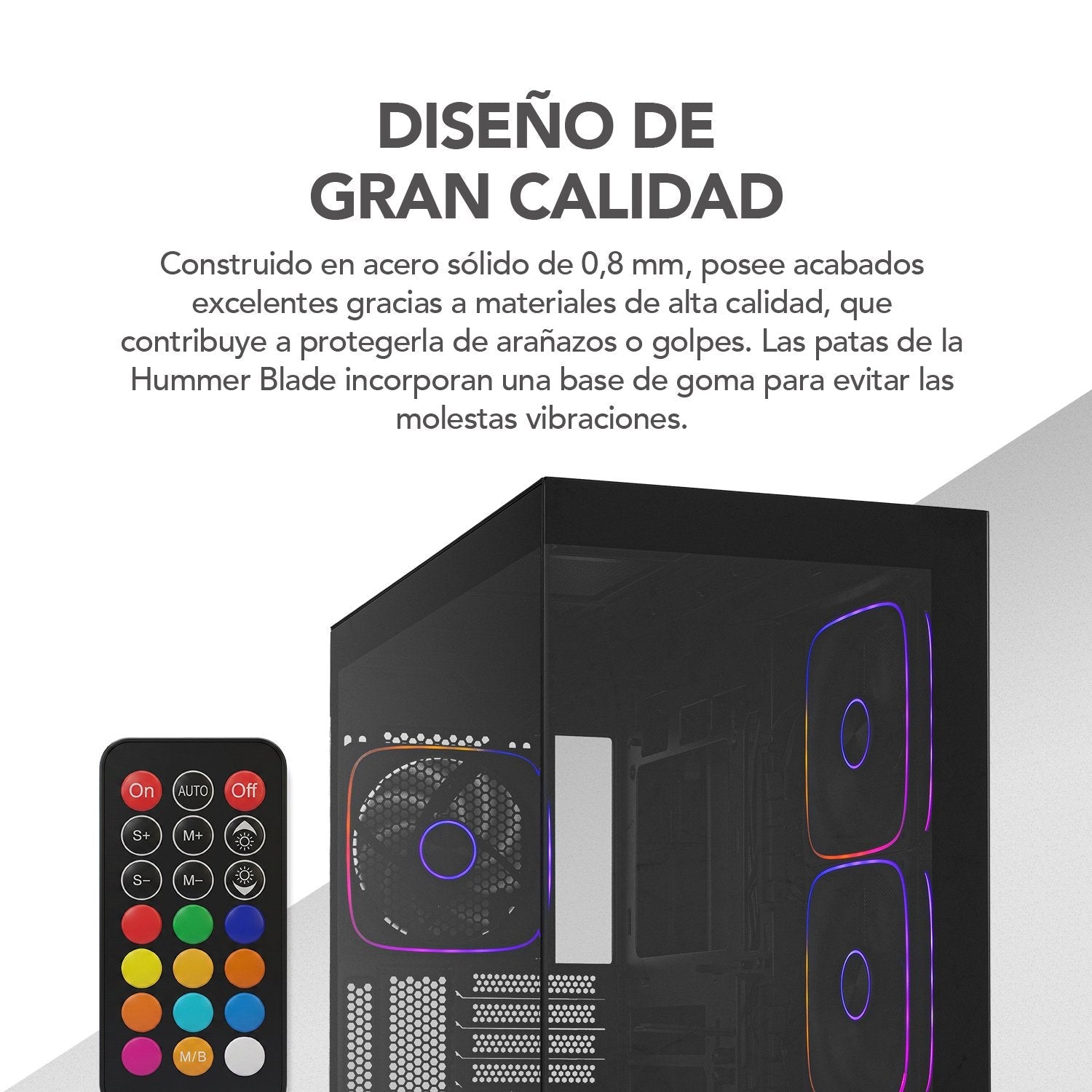 Caja Gaming Semitorre Nox Hummer Blade
