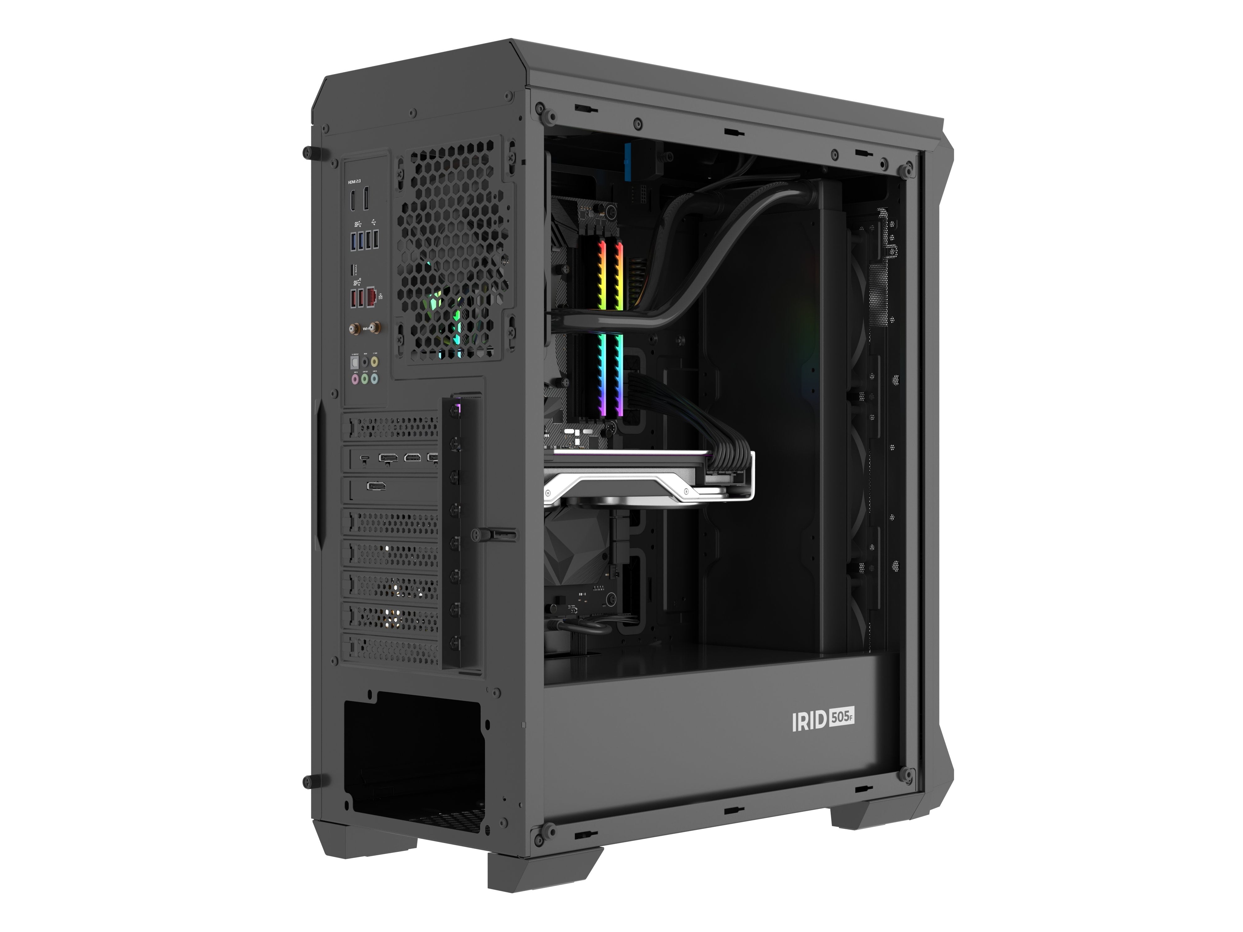 Caja Pc Genesis Irid 505f Midi Tower Window