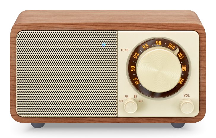 Sangean Wr-7 Plus Cerezo Natural Radio Con Mueble De Madera Fm Bluetooth Aux
