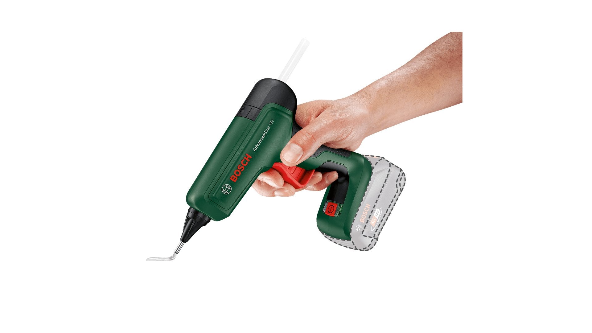 EAN 4059952558172 - Bosch AdvancedGlue 18V Pistola de cola termofusible Verde imagen 2