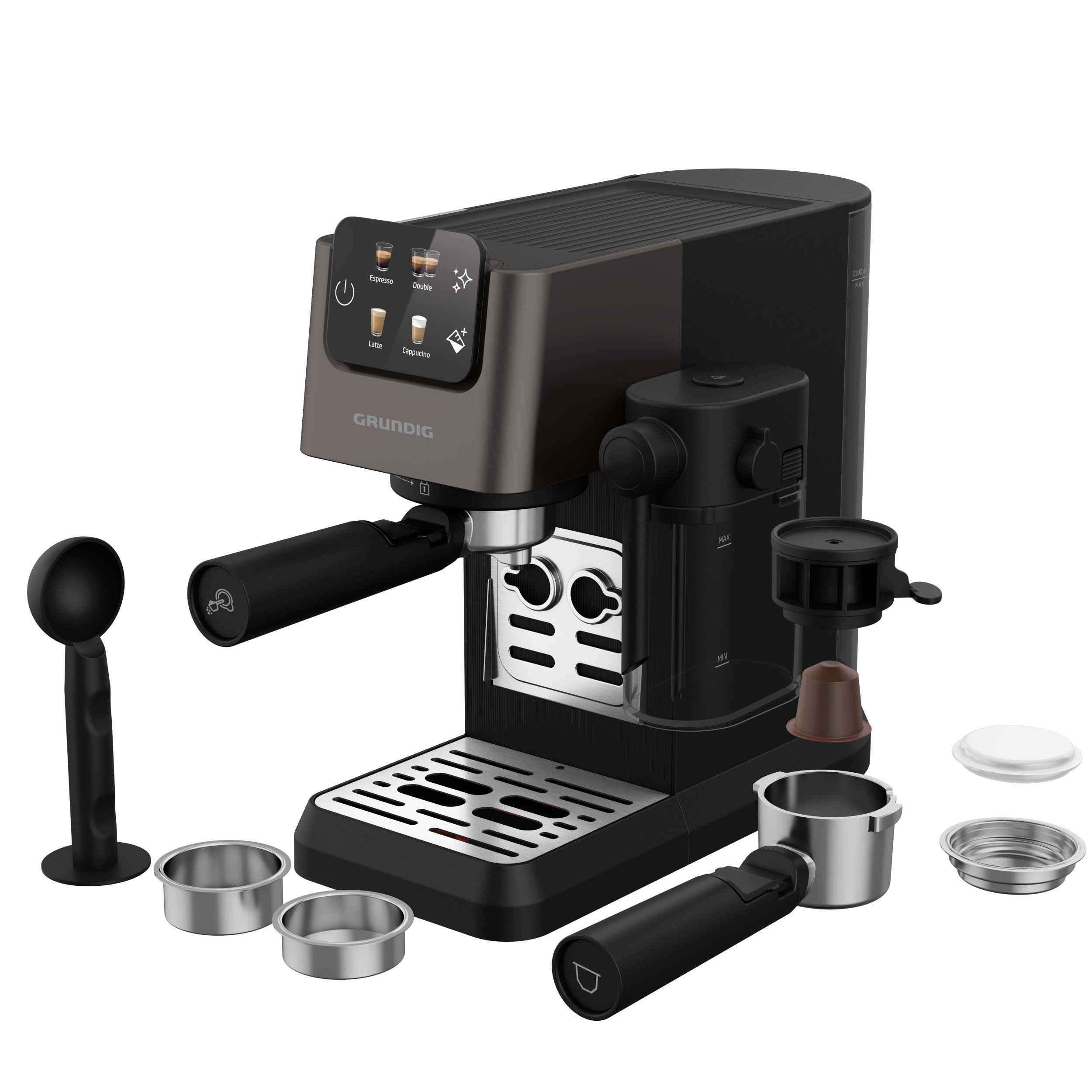 EAN 4013833070382 - Grundig KSM 6430Delisia Coffee Yarı Otomatik Kapsüllü Süt Hazneli Espresso Makinesi Semi-automática Máqui imagen 1