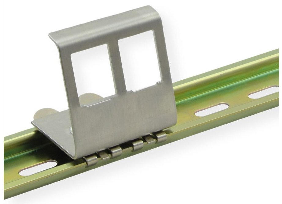 Value Hutschienen-Adapter Unbestckt, Fr 2 Keystones