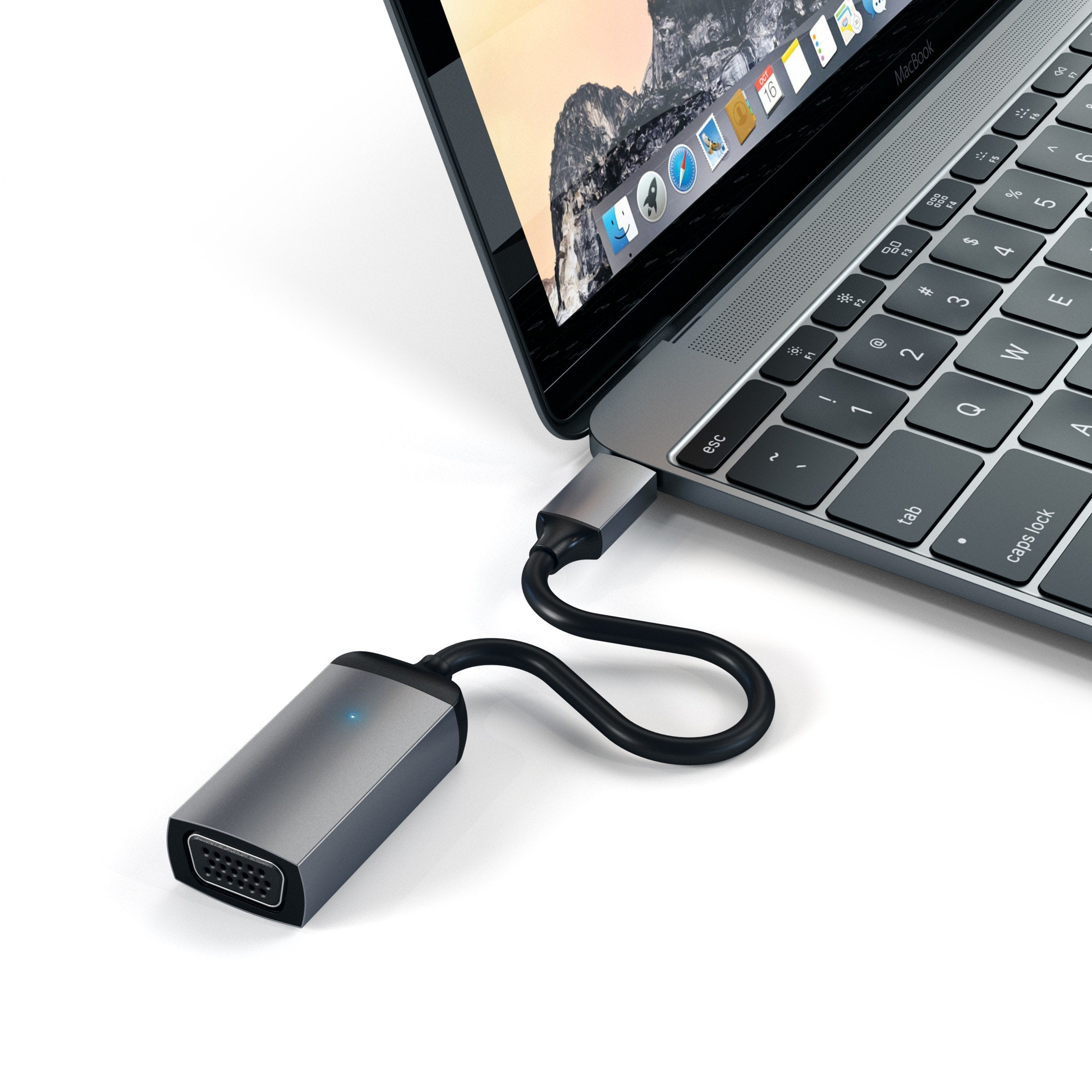 Satechi Type-C To Vga Adapter Space Gray