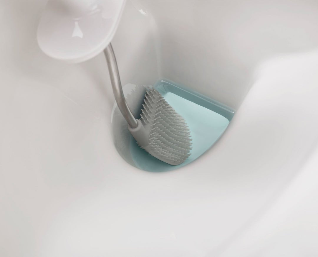 Joseph Joseph Flex Brosse Toilettes, Plastique, Blanc/Gris, 11,4 X 7,4 X 42,9 Cm