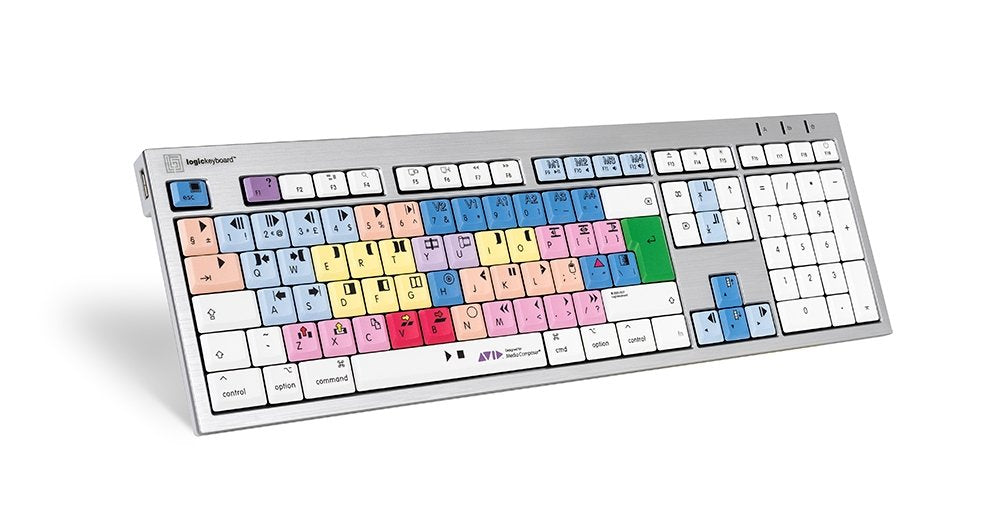 EAN 5707795015053 - Logickeyboard LKB-MCOM4-CWMU-UK teclado Oficina USB QWERTY Inglés del Reino Unido Multicolor imagen 1