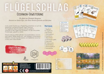 Pegasus Wings: Oceania Expansion, Expansión Del Juego De Mesa Feu31000