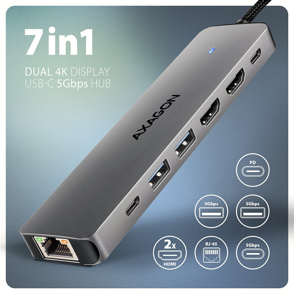 EAN 8595247908681 - Axagon Nicht kategorisiert Alámbrico USB 3.2 Gen 1 (3.1 Gen 1) Type-C Gris imagen 4