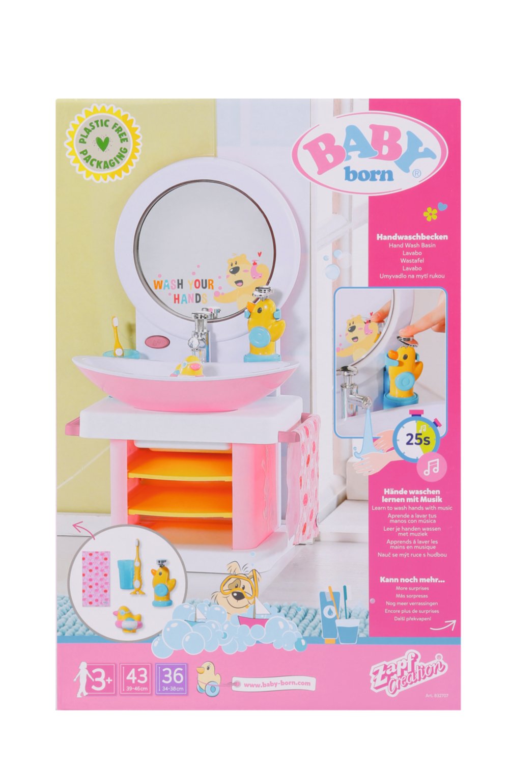 Muebles Para Muñecas  Zapf Creation Baby Born® Bath Handwaschbecken, Puppenmöbel 832707