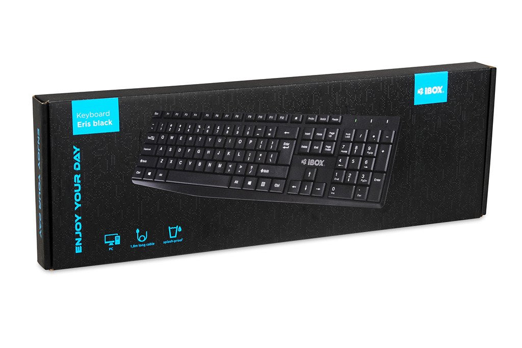 EAN 5903968681289 - iBox IKC2010B teclado Hogar USB QWERTY Inglés Negro imagen 6