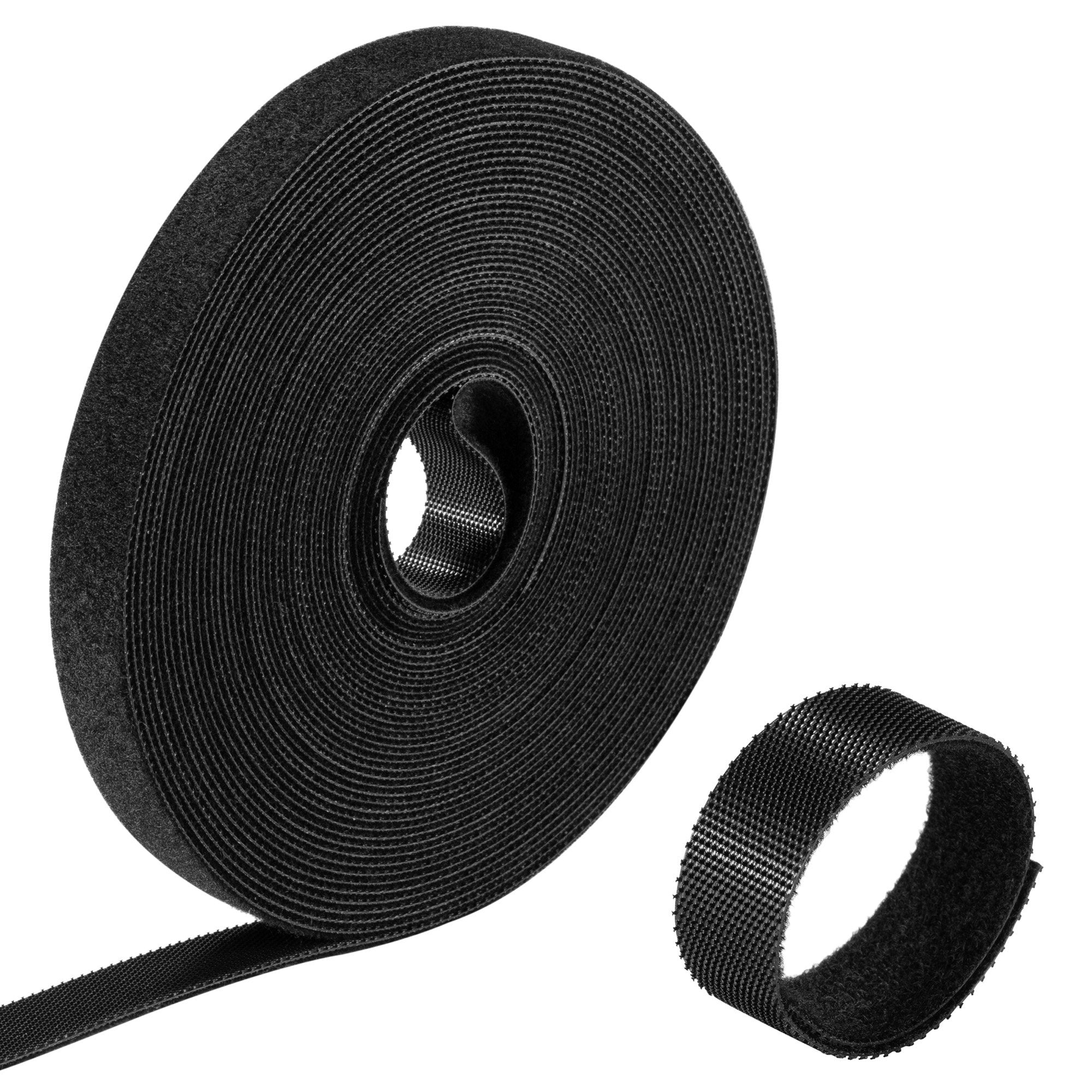 Ewent Hoop And Loop Tira Organizadors De Cables Nylon - Sujeccion De Velcro - 10m - 15mm - Negro