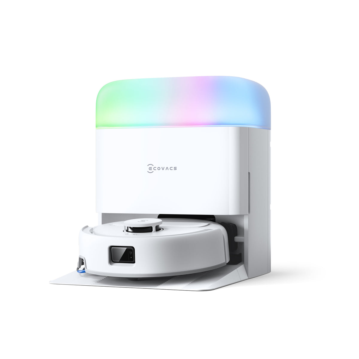 Ecovacs Deebot Mini 2 Vacuum Cleaner,Robot,Wet&Dry,Compact Design,White+Auto-Empty Station