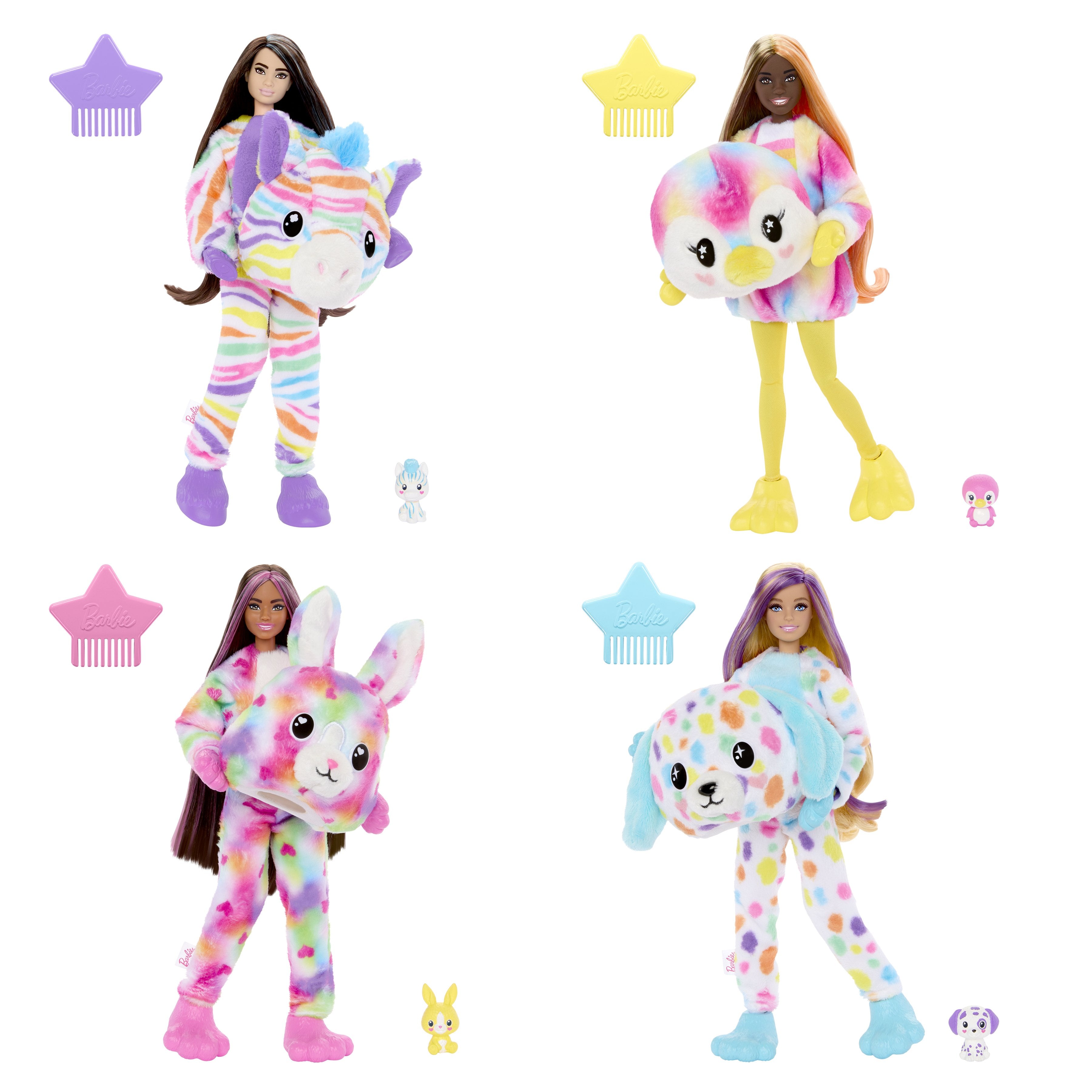 Muñeca Mattel Barbie Cutie Reveal Color Dream Series Hrk39