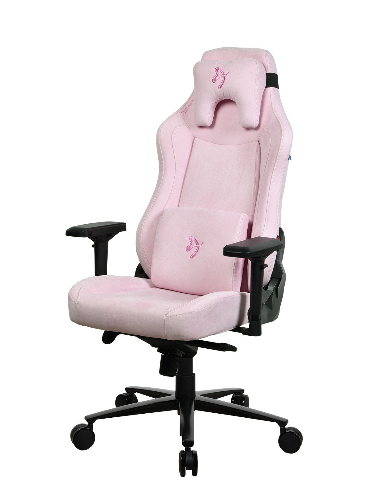 Arozzi Vernazza Supersoft Fabric Gaming Chair - Pink