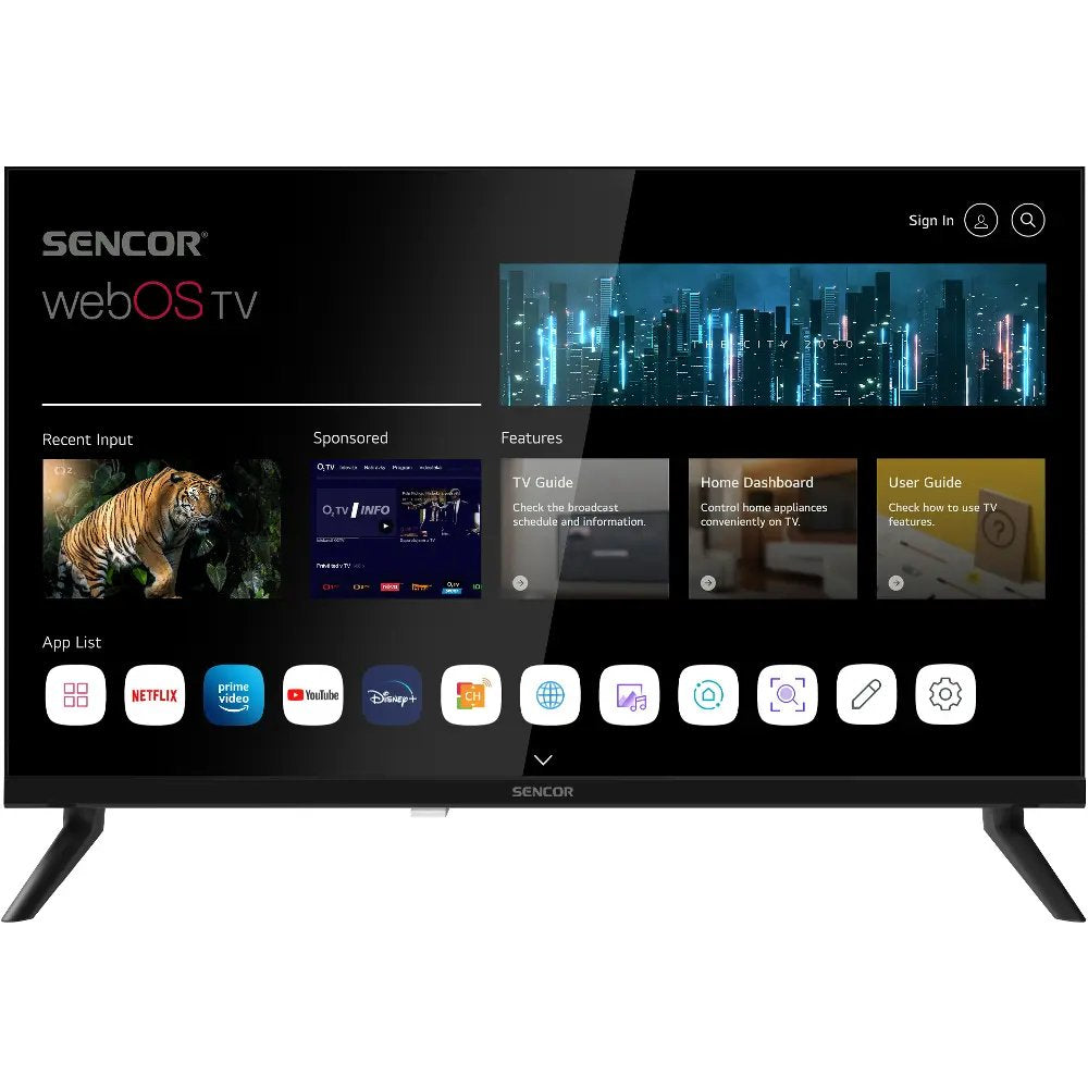 EAN 8590669383696 - Sencor SLE 24S803B Televisor 61 cm (24") HD Smart TV Wifi Negro 200 cd / m² imagen 1