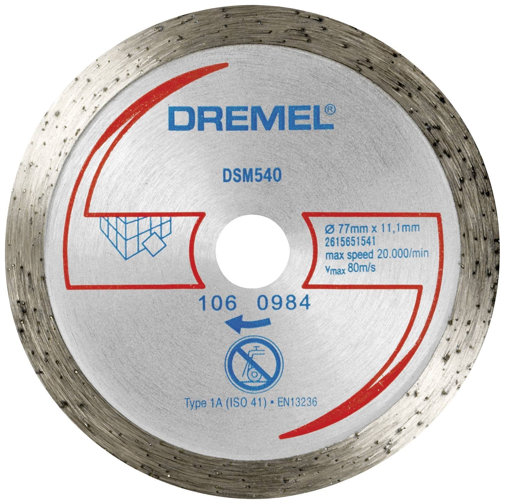 Dremel Dsm540 Fliesen-Diamant- Trennscheibe Ve1