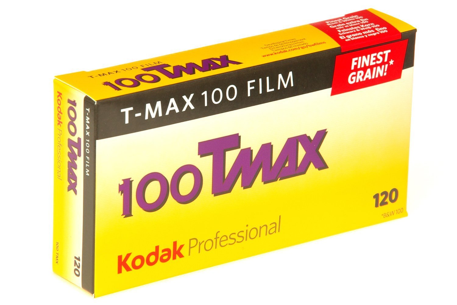 Kodak T-Max 100 Película En Blanco Y Negro 120 Disparos