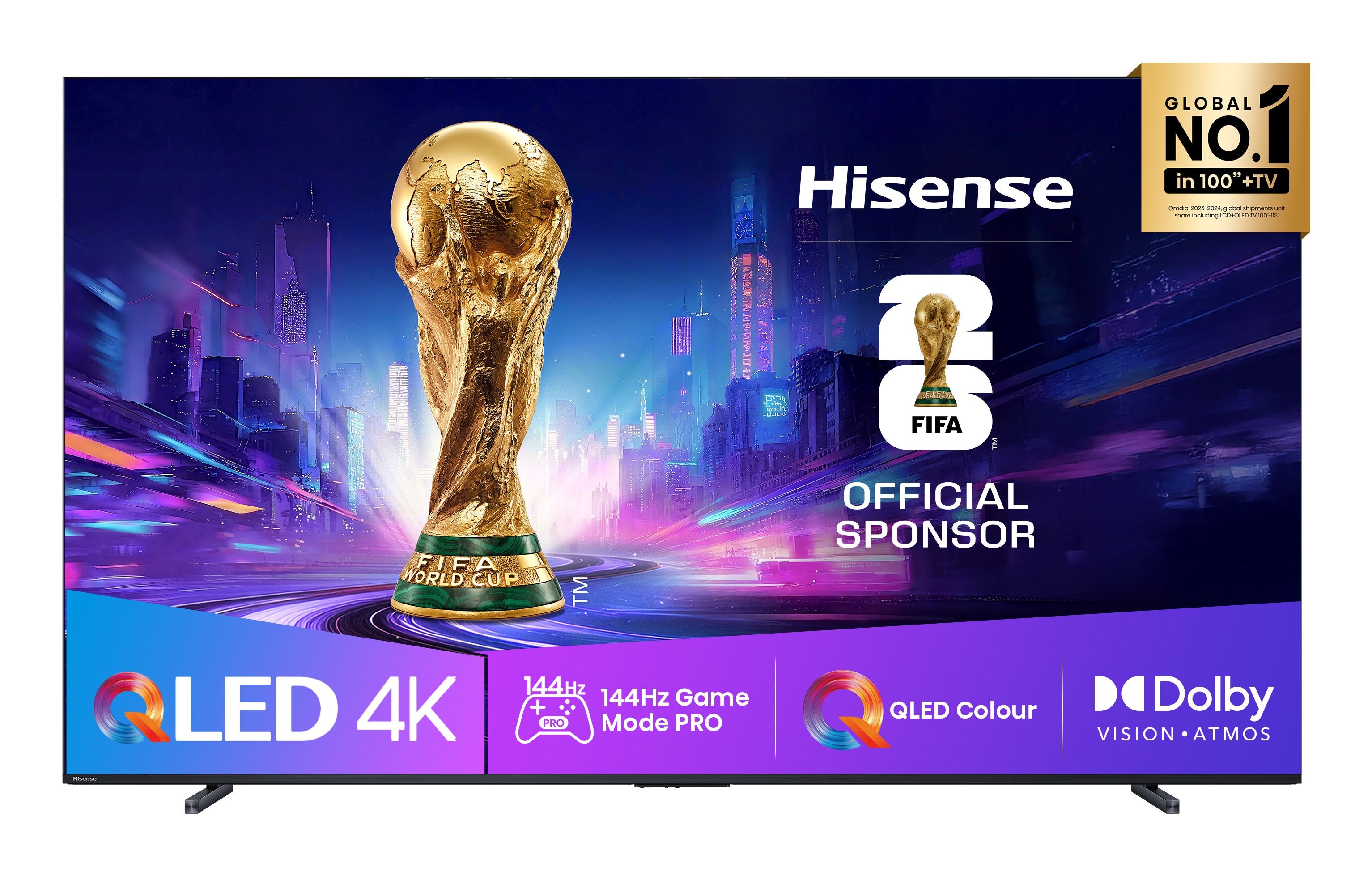 EAN 6942351417042 - Hisense 100E7Q PRO 2,54 m (100") 4K Ultra HD Smart TV Wifi Negro imagen 1
