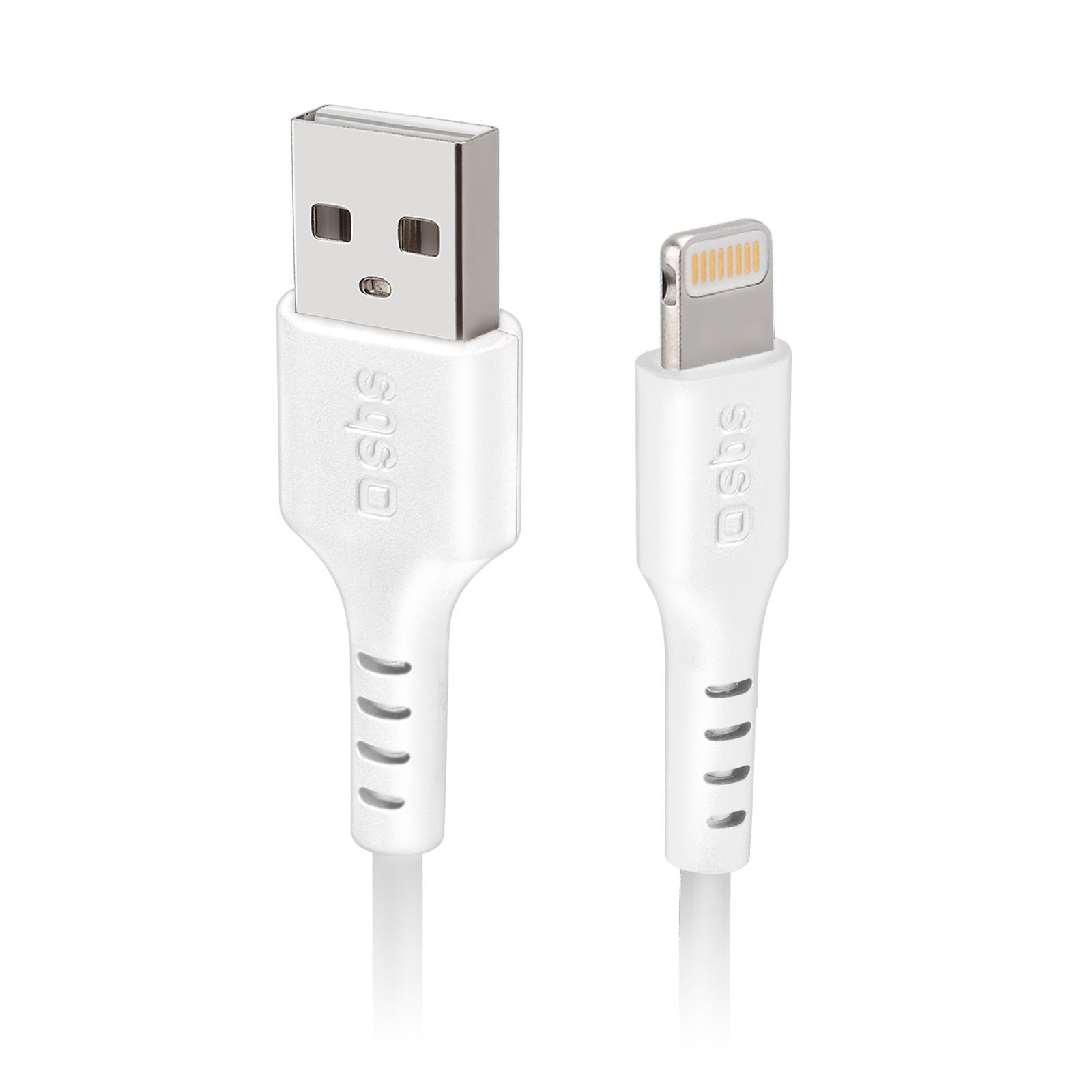 Cable Datos/ Carga Sbs Usb 2.0 - Lightning C-89 Blanco Para Iphone