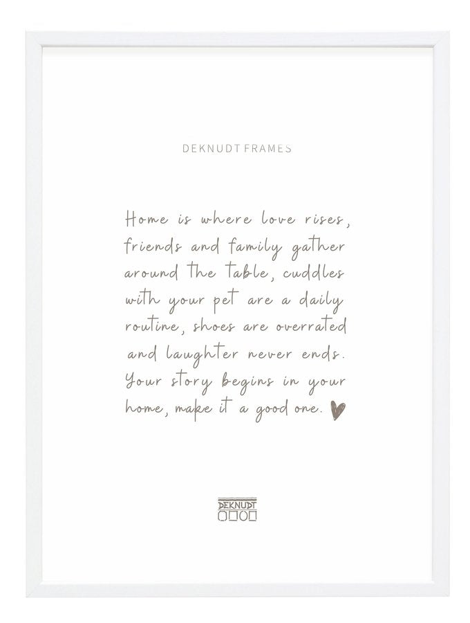 Deknudt S41jk1             30x30 Holz Weiss, Schmale Leiste