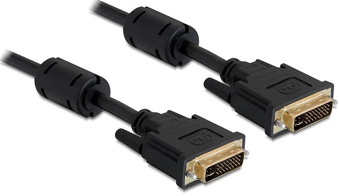 Delock Cable Dvi 24+5 Macho > Dvi 24+5 Macho 1 M Negro