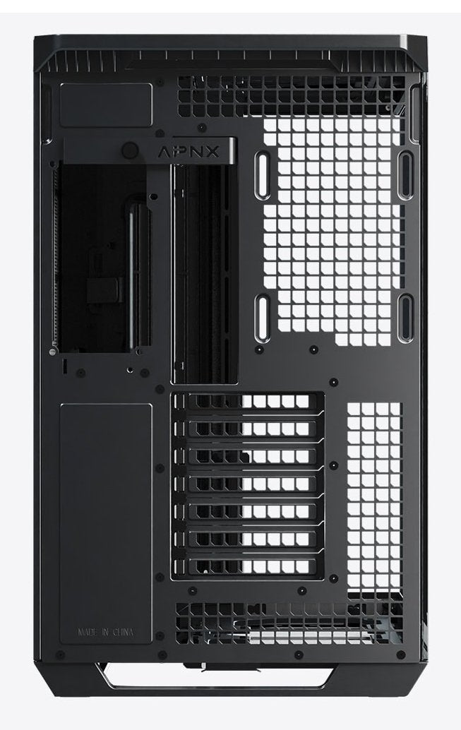 EAN 4711099479559 - APNX V1-W-BK-v1 Midi Tower Negro, Madera imagen 9