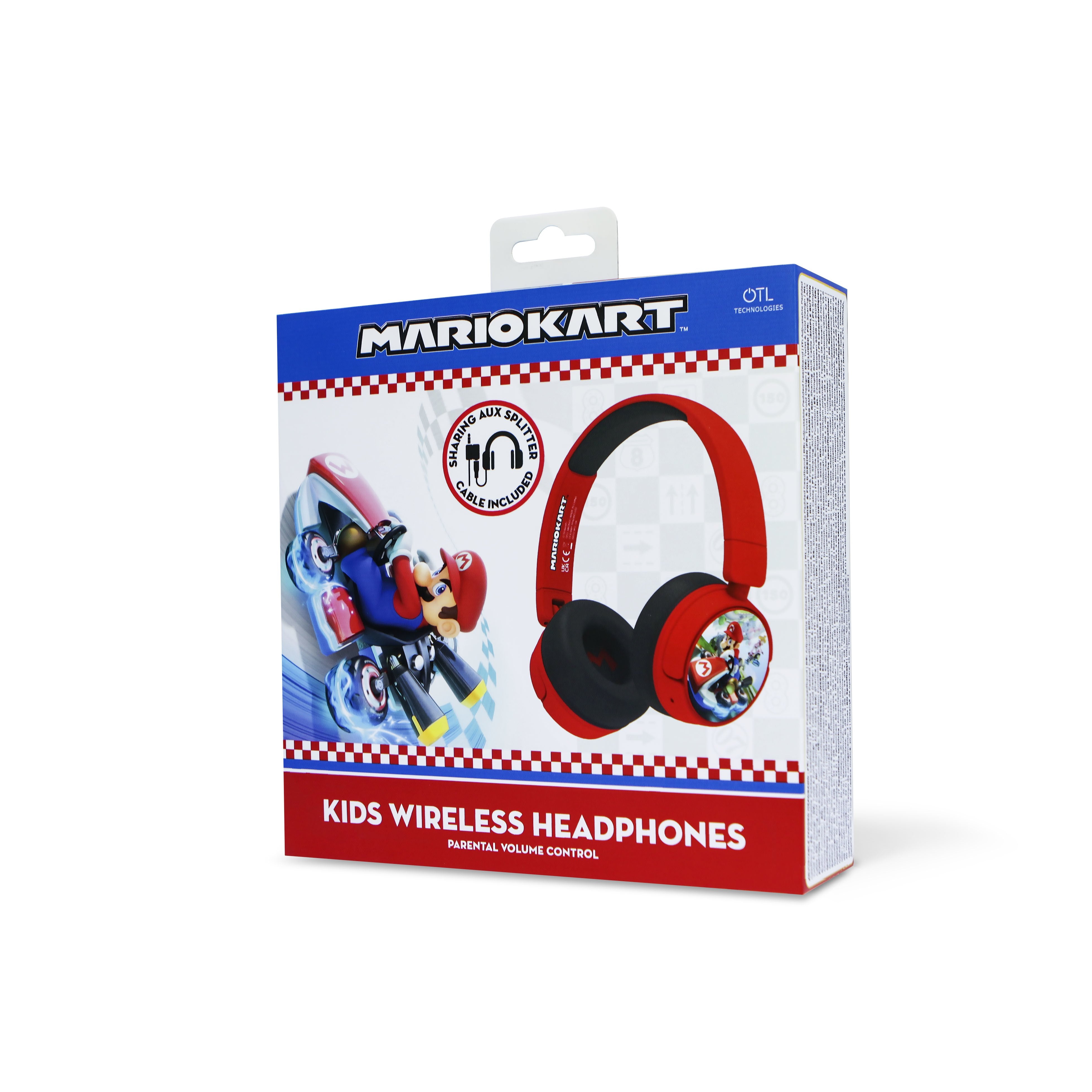 Auriculares Inalámbricos Para Niños - Mario Kart
