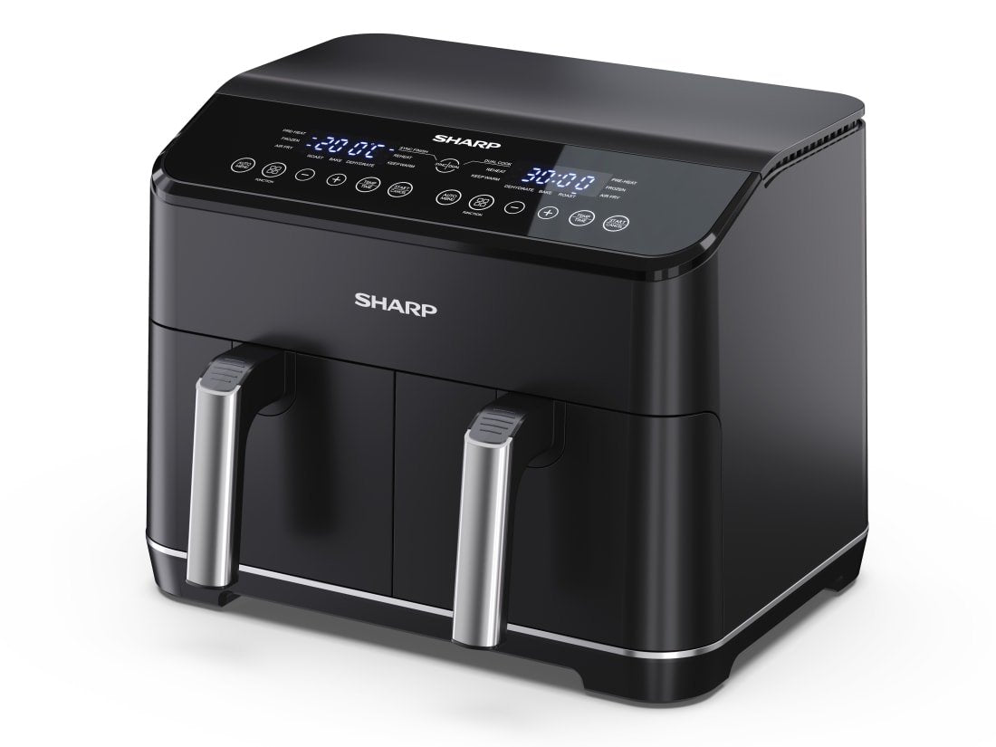 EAN 4550556127172 - Sharp AF-GD82AE-B freidora Doble 8 L Independiente 1800 W Freidora de aire caliente Negro imagen 1
