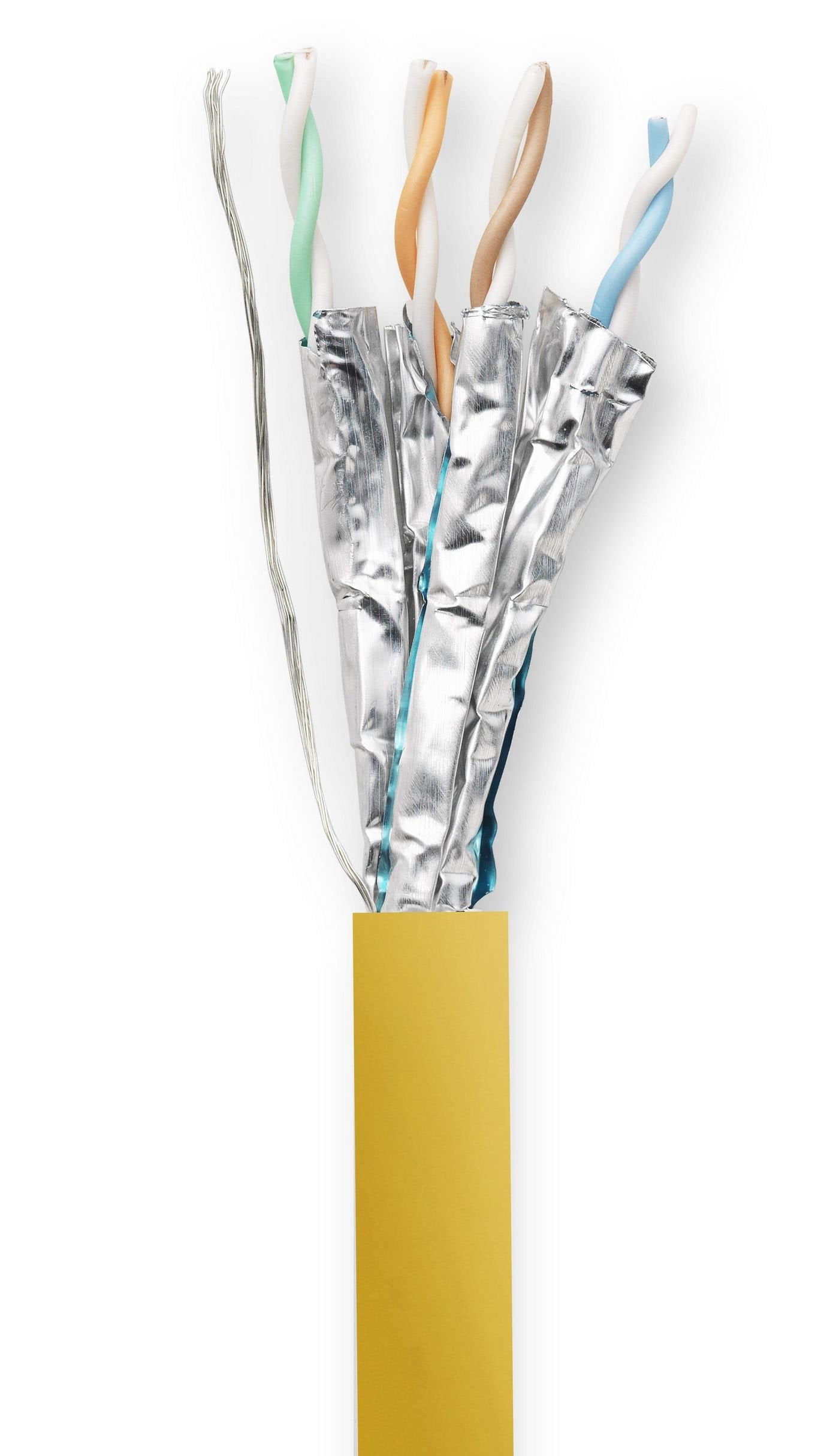 Vivolink Procat40 Cable De Red Amarillo 40 M Cat6a F/Ftp [Fftp]