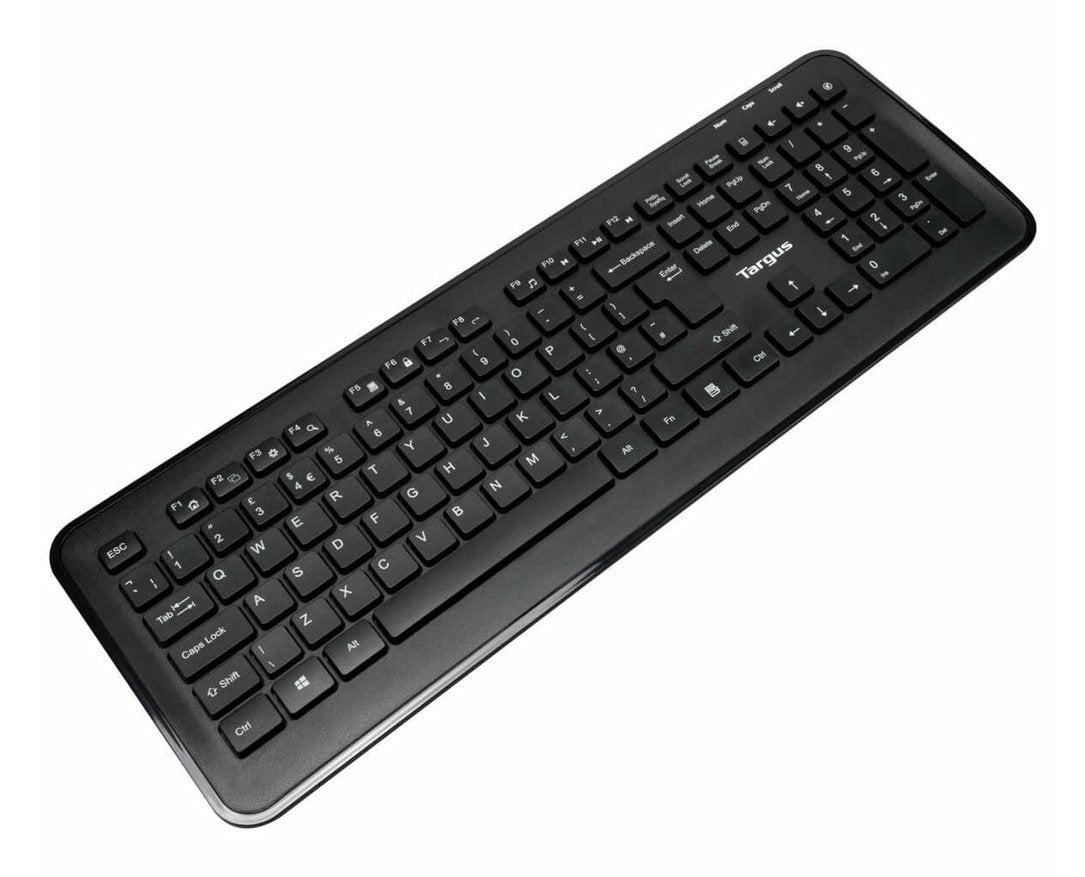 Targus Juego De Teclado Y Ratón Combo Full Size Inalámbrico 2.4 Ghz Qwerty Reino Unido Negro
