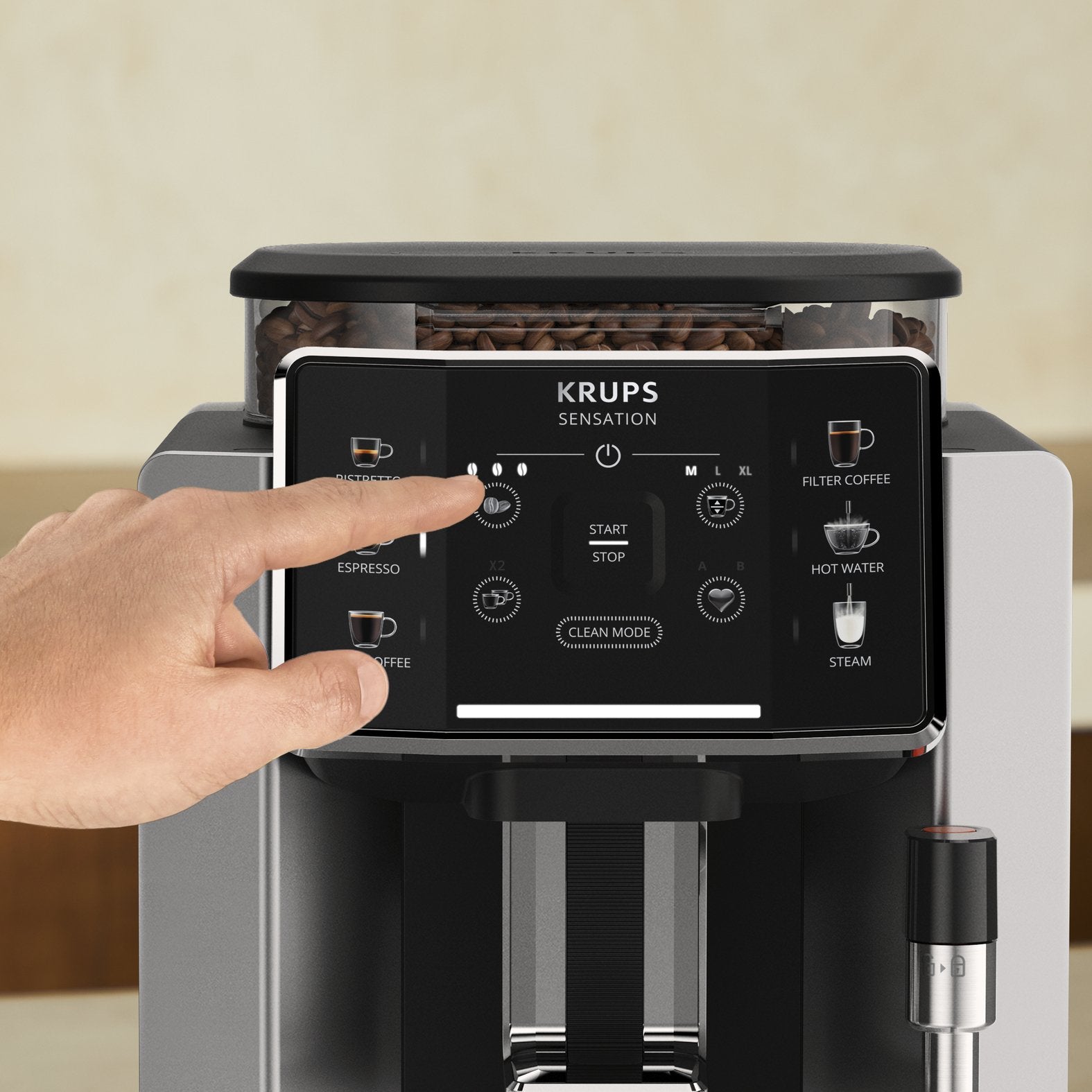 Cafetera Krups Sensation Ea910e Totalmente Automática Espresso 1,7 L