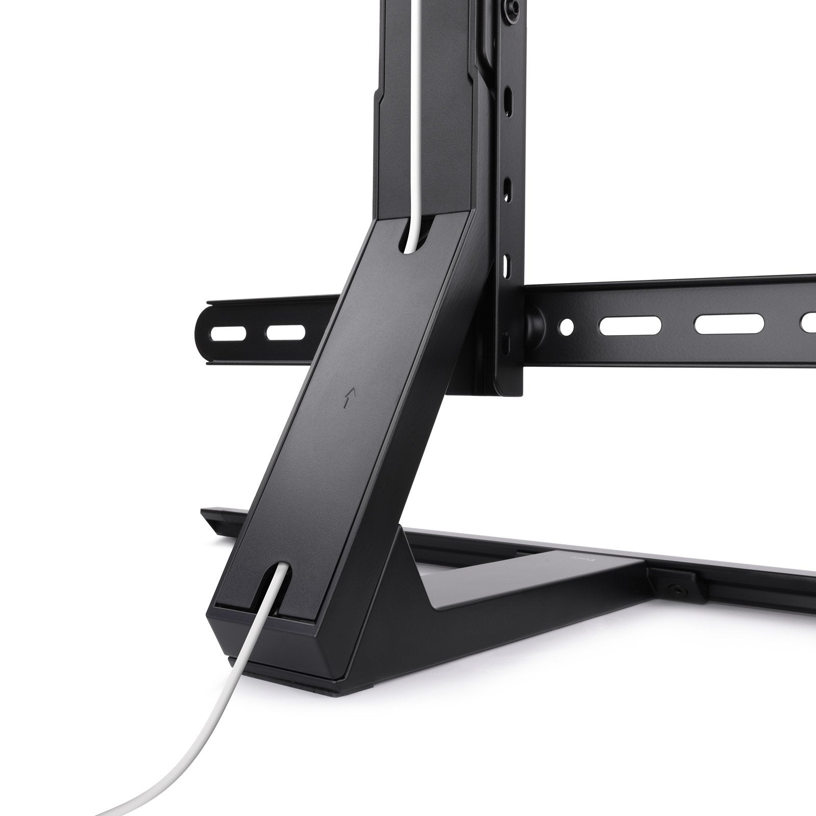 Tooq Soporte De Mesa Para Tv De 32"-65" - Gestion De Cables - Peso Max 40kg - Vesa 400x400mm - Fabricado En Aluminio -