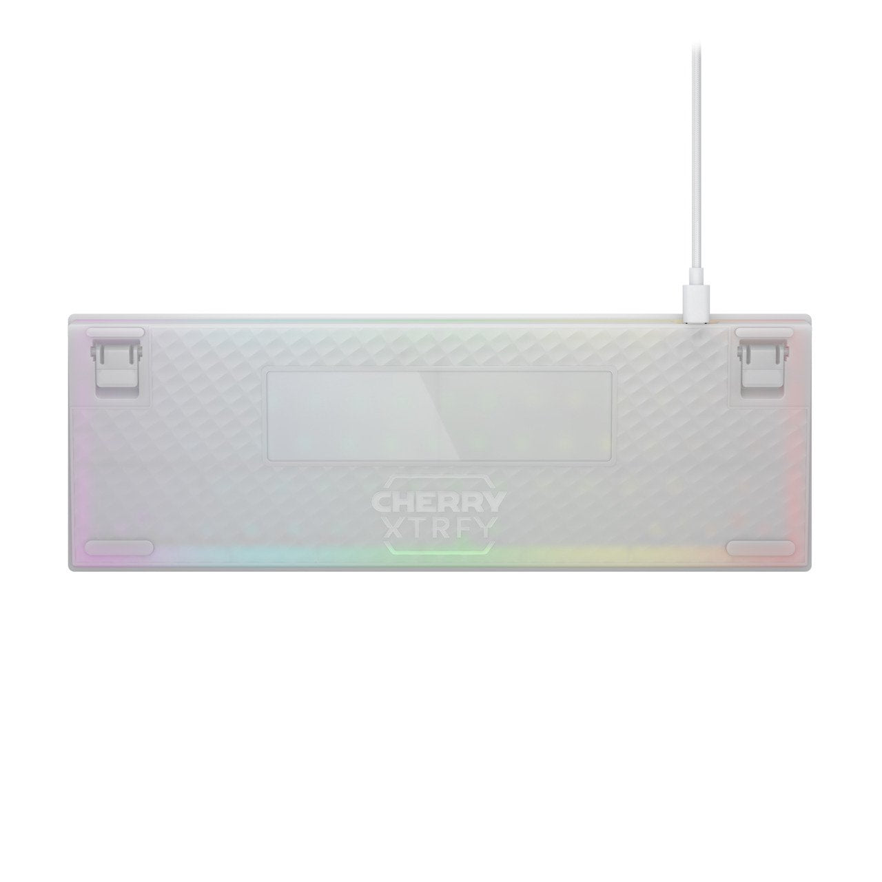 Cherry K5v2, Teclado Gaming Blanco, Disposición De, Cherry Mx2a Silent Red Cx-K5v2-Rgb-Cpt-Tpwhite-R-Ger